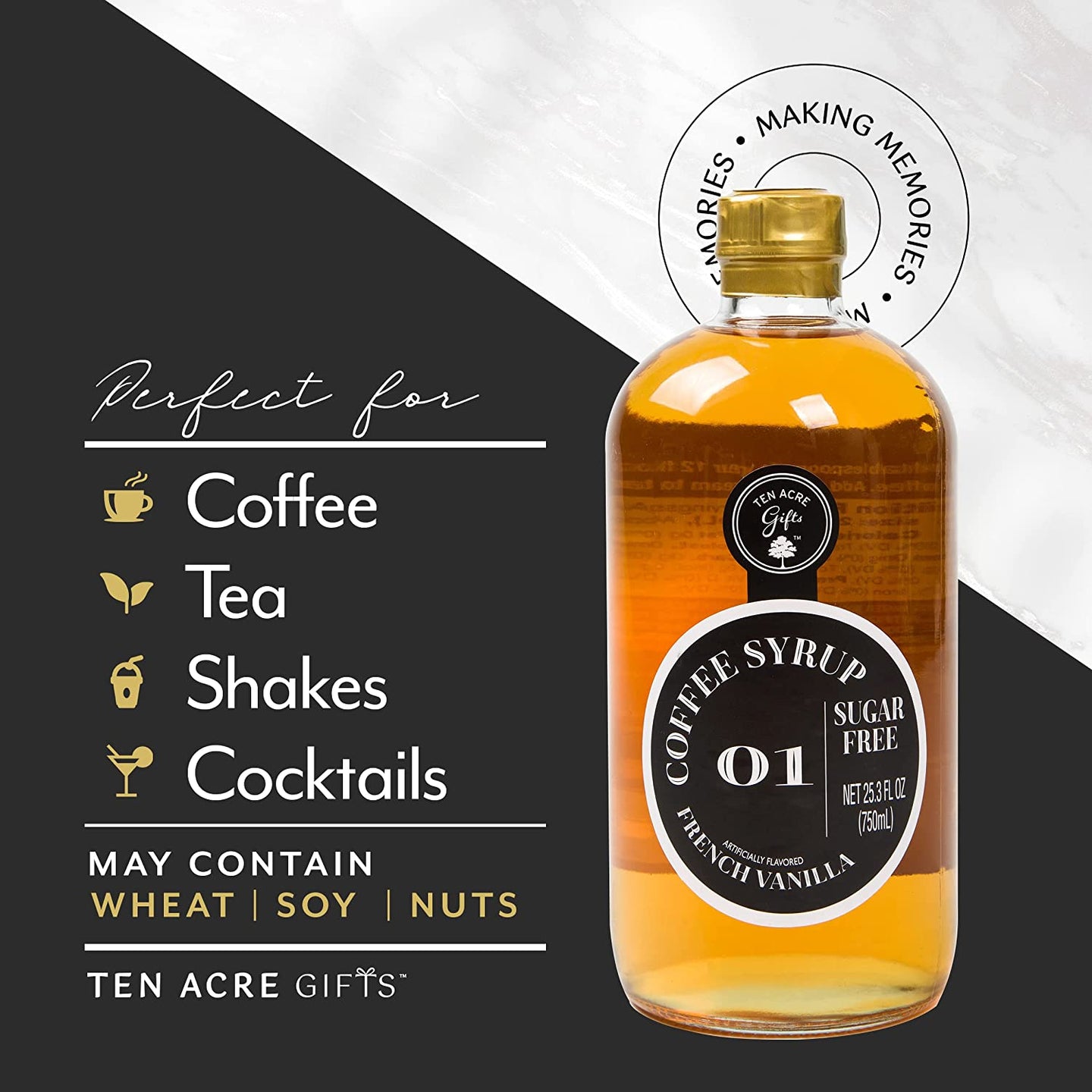 Sugar Free French Vanilla Coffee Syrup